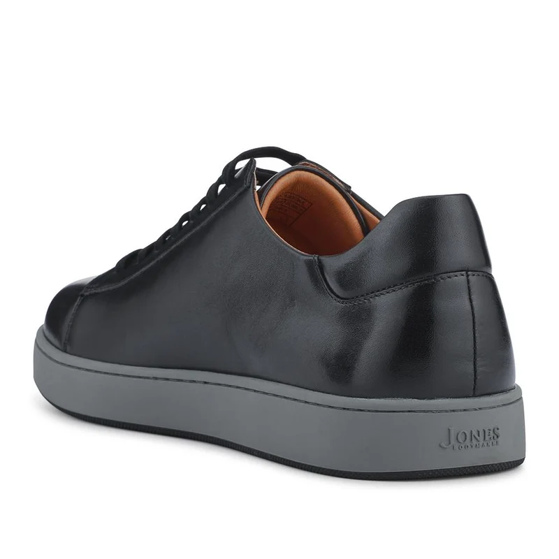 Simone Wide-Fit Leather Trainers - SIMEONE / 328 099 - Black