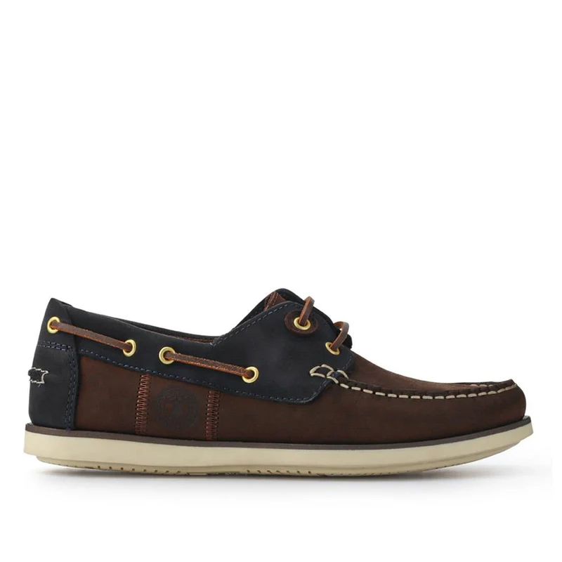Leather Slip-On Boat Shoes - BARBR41503 / 327 361