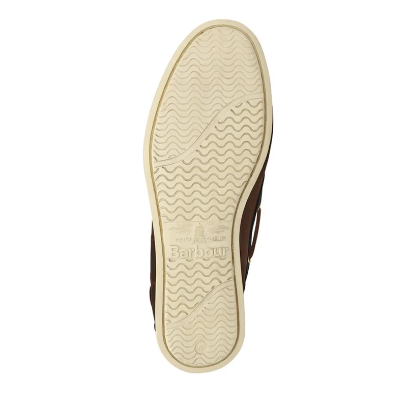 Leather Slip-On Boat Shoes - BARBR41503 / 327 361 - Brown