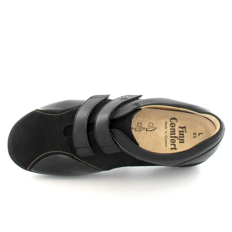 FinnComfort Slipper Lüttich schwarz