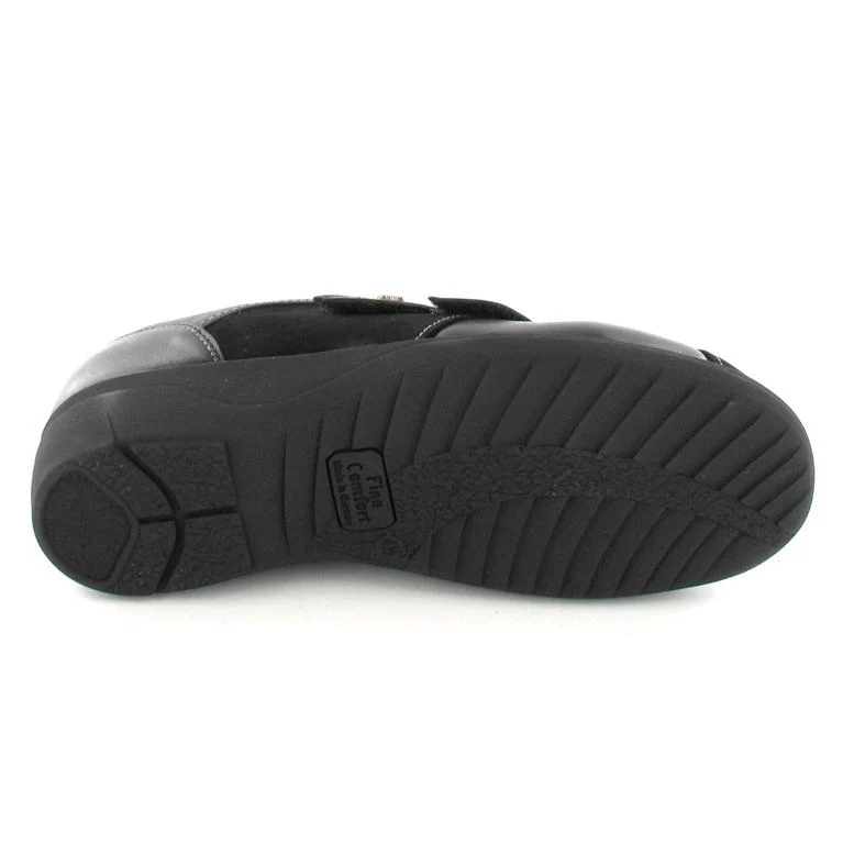 FinnComfort Slipper Lüttich schwarz