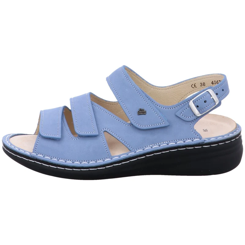 FinnComfort Sandale Praia hellblau