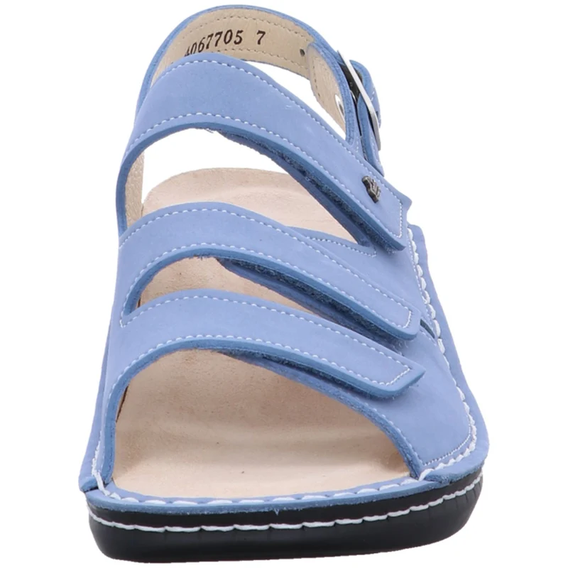 FinnComfort Sandale Praia hellblau
