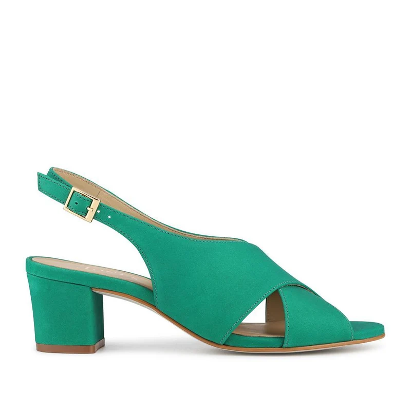 Geenah Smart Leather Slingback Sandals - GEENAH / 329 037