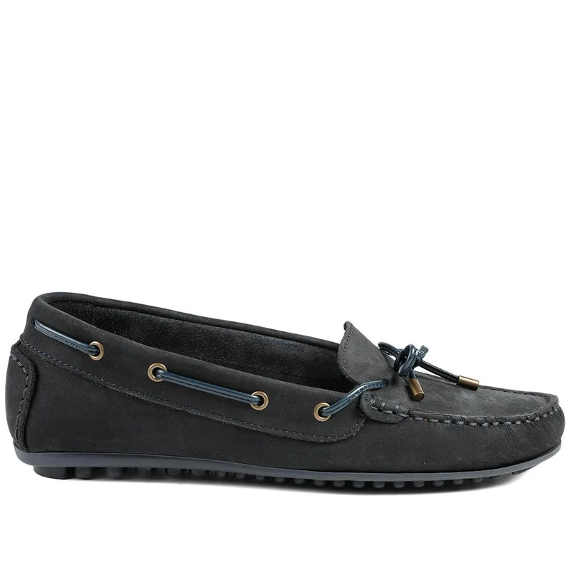 Perri Leather Loafers - PERRI / 325 191 - Navy