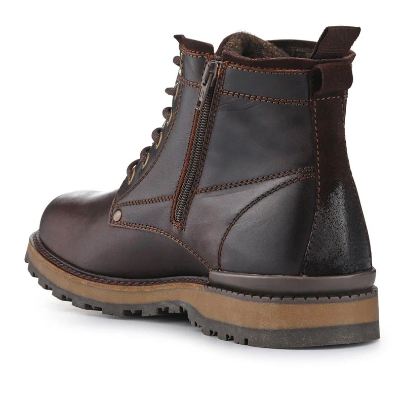 Ealing Leather Ankle Boots - EALING / 321 007 - Dark Brown