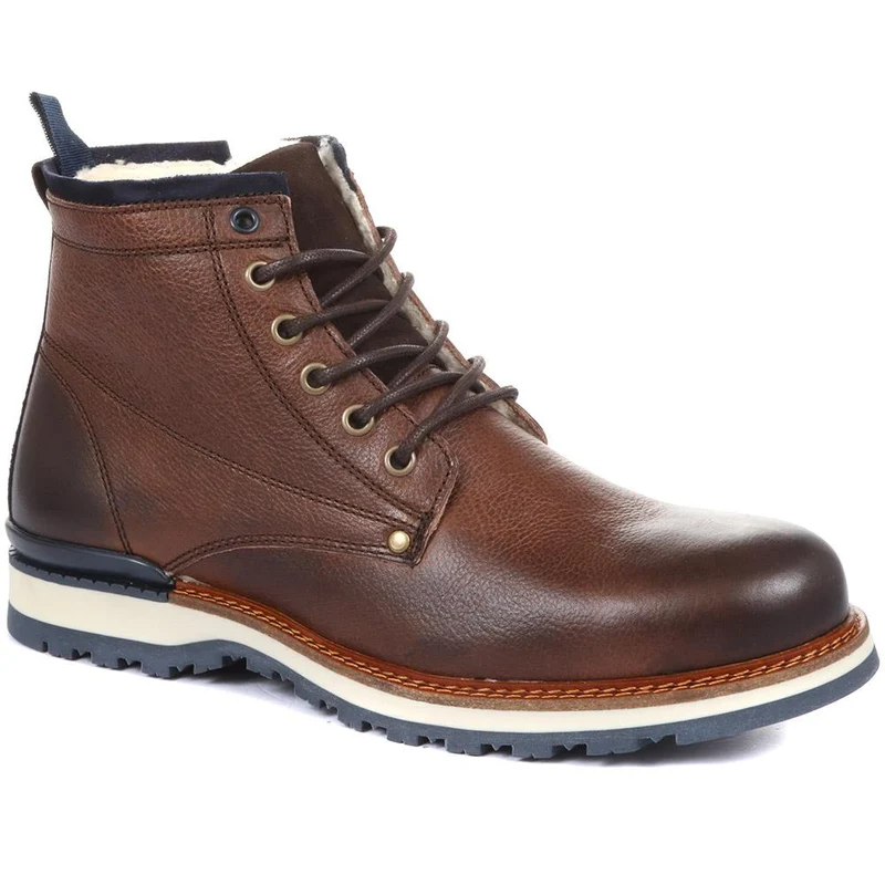Ealing Leather Ankle Boots - EALING / 321 007 - Brown