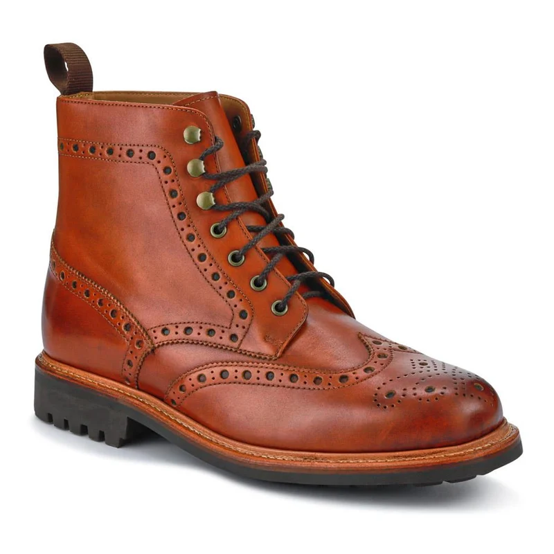 Baker Street Goodyear Welted Ankle Boots - BAKERSTREET / 320 734 - British Tan