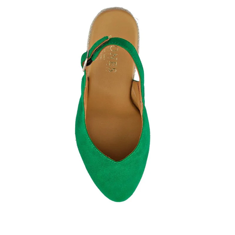 Cedrica Heeled Sandals - CEDRICA / 327 166 - Green Suede