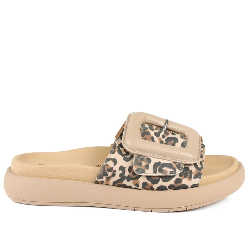 Gabor Adios Leather Slip On Mules - GAB43519 / 328 858