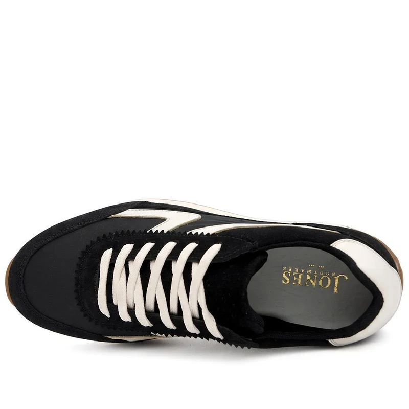 Aeries Leather Lace Up Trainers - AERIES / 329 809 - Black