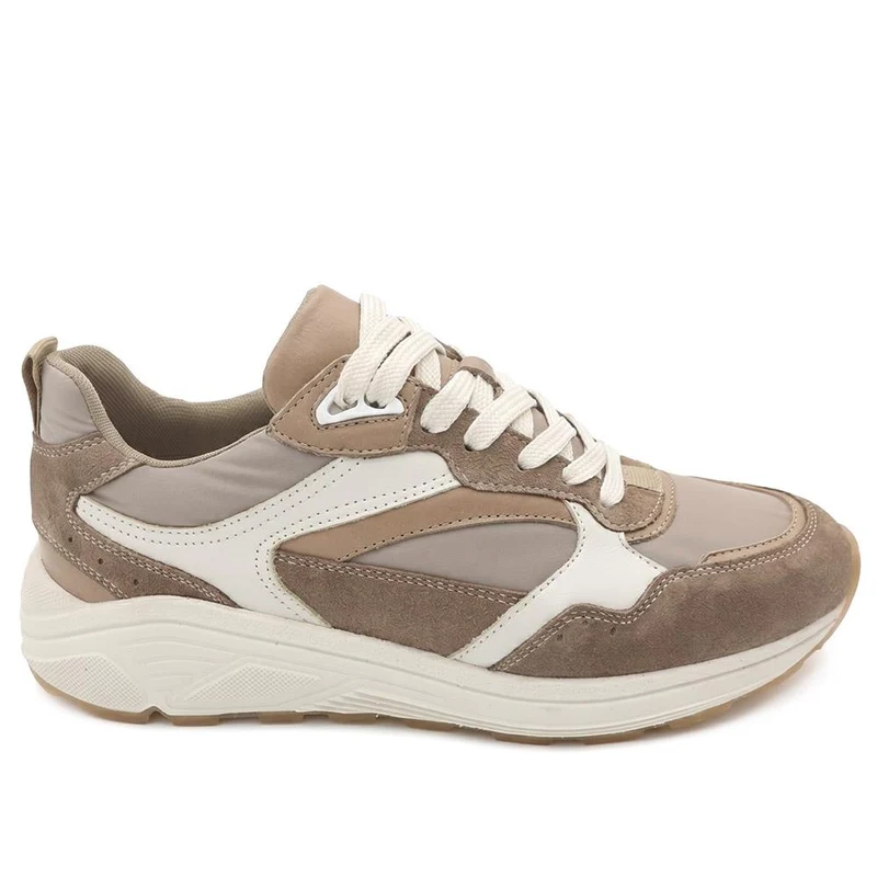 Azelia Leather Lace Up Trainers - AZELIA / 329 810