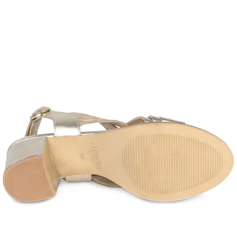 Hosanna Heeled Sandals - HOSANNA / 329 091 - Gold Leather