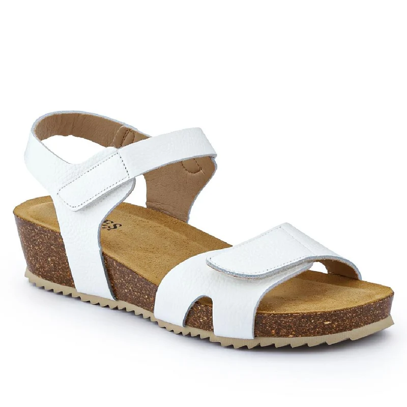 Joanie Leather Sandals - JOANIE / 325 288 - White