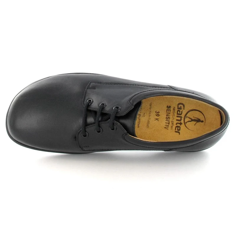 Ganter Schnürschuh Karin schwarz