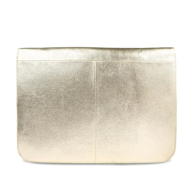 Welwyn Leather Laptop Bag - WELWYN / 329 201 - Gold