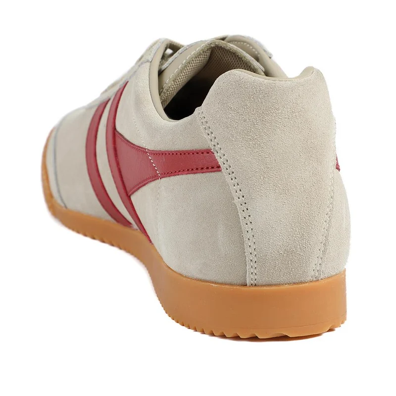 Gola Classics Men's Harrier Suede Trainers - JAC43509 / 328 801 - Beige-Burgundy