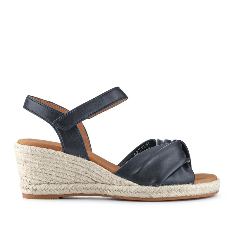 Moon Gabor Leather Wedge-Heel Espadrilles - GAB41505 / 326 987
