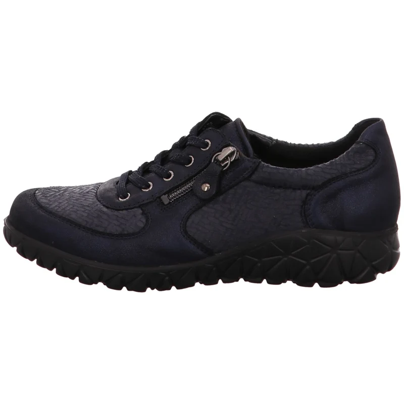 Waldläufer Schnürschuh Havy-Soft d'blau