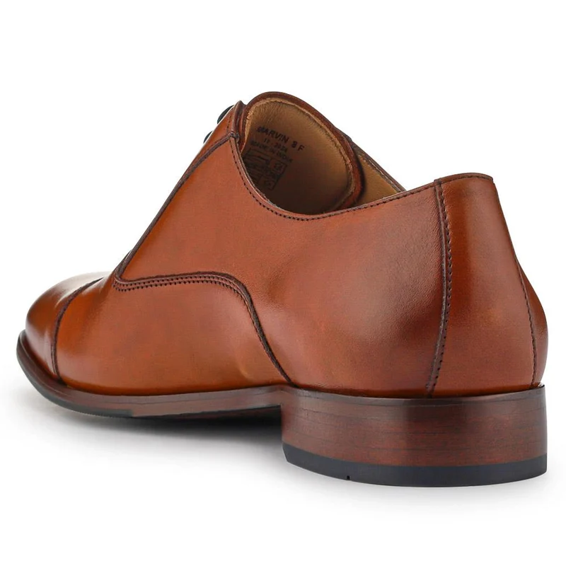 Marvin Leather Oxford Shoes - MARVIN / 325 748 - Tan
