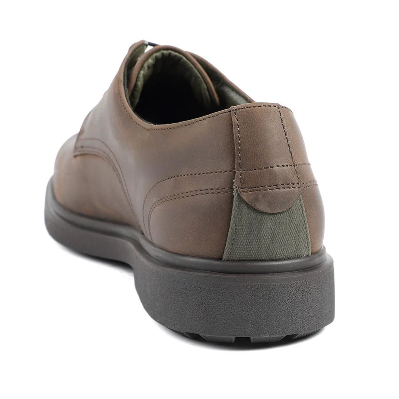 Barbour Carthy Leather Derby Shoes - BARBR42500 / 328 009 - Dark Brown