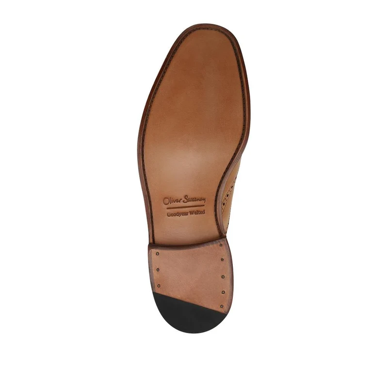 Oliver Sweeney Aldeburgh Calf Leather Oxfords - OLIVR42508 / 328 556 - Tan