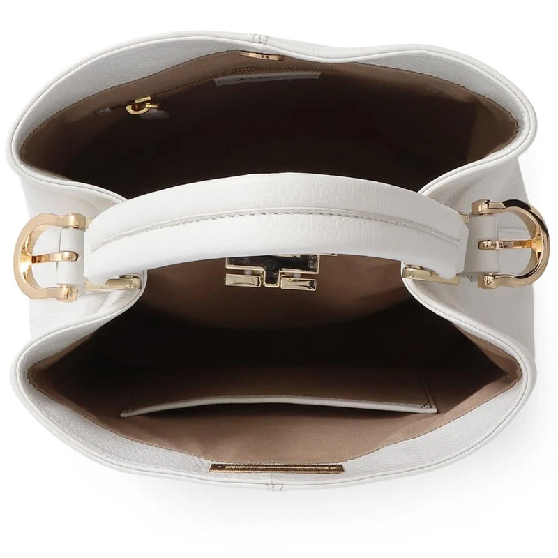 Verna Leather Shoulder Bag - VERNA / 325 467 - White
