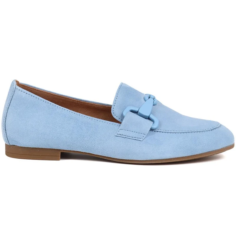 Jangle Gabor Suede Buckle Loafers - GAB37500 / 323 288