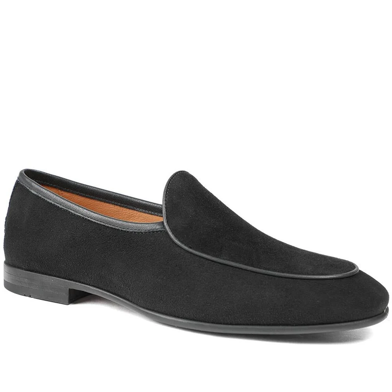 Royce Leather Loafers - ROYCE / 328 783 - Black Suede