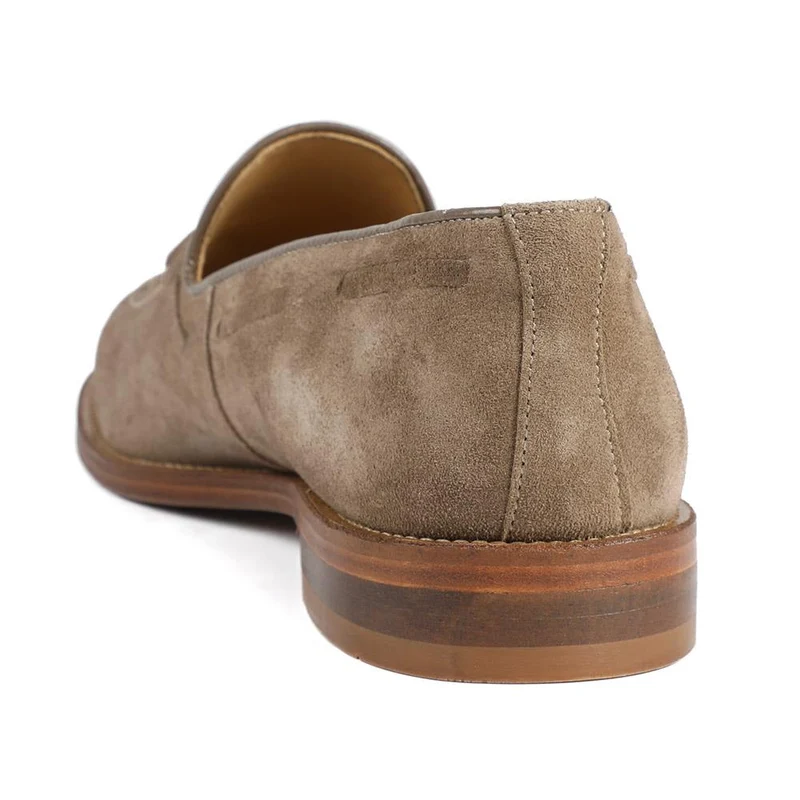 Corsino Smart Leather Loafers - CORSINO / 327 356 - Taupe Suede