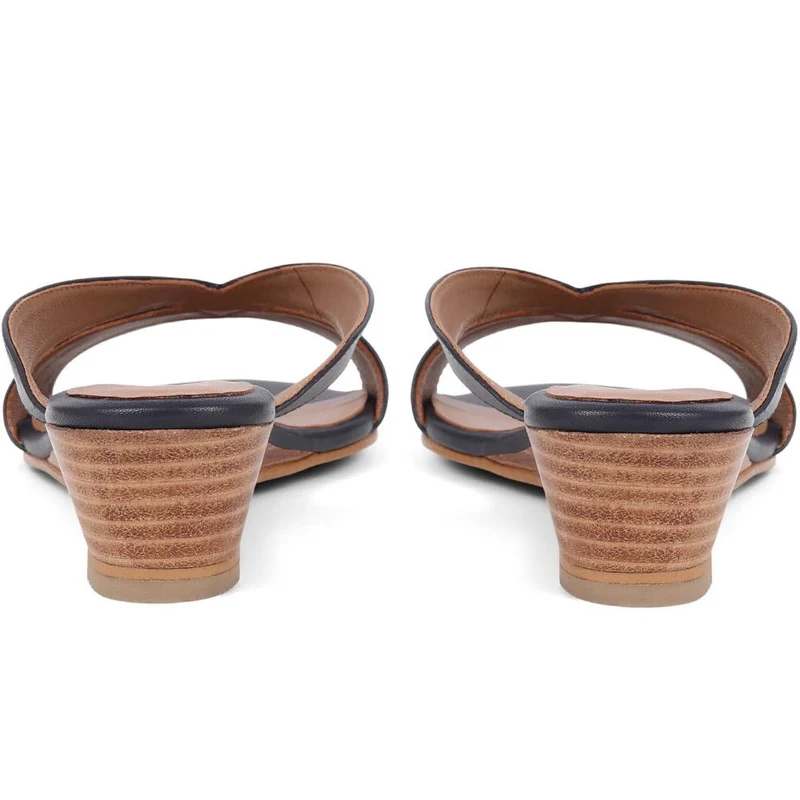 Klevina2 Mules - KLEVINA2 / 325 060 - Navy Leather