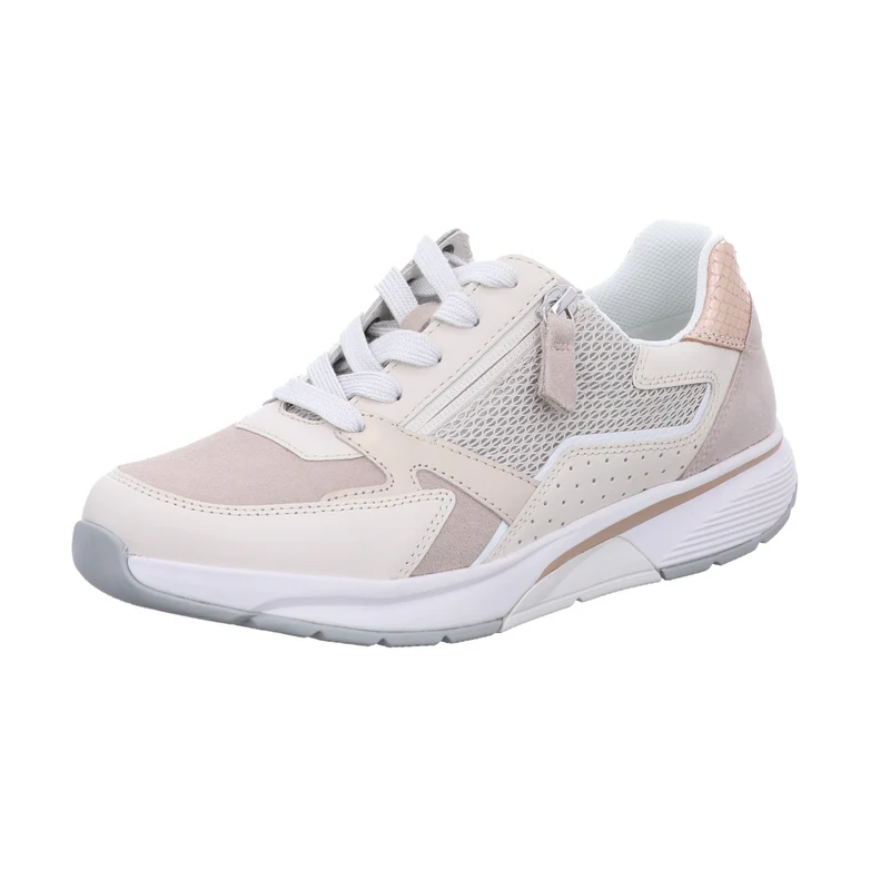 Gabor Schnürschuh Rollingsoft beige-kombi.