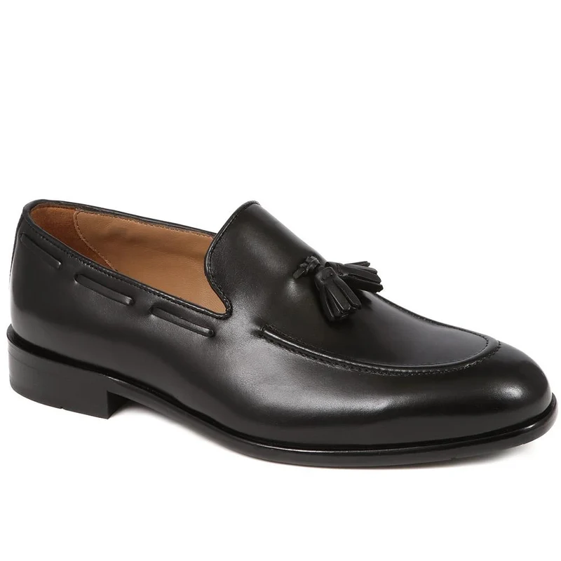 Devon2 Leather Loafers - DEVON2 / 324 972 - Black