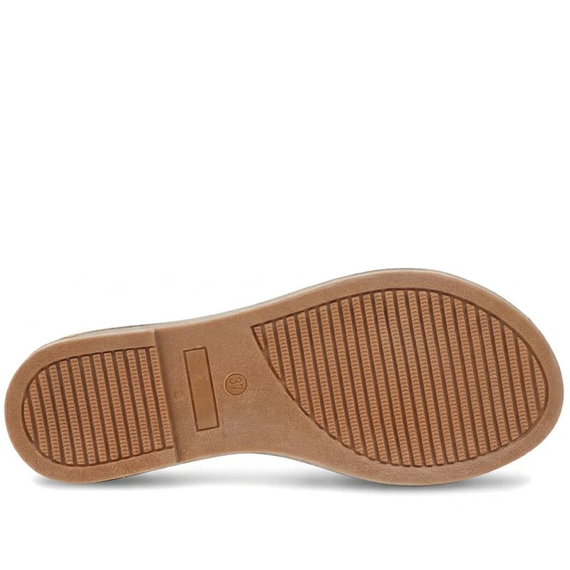 Emillina Leather Buckle Mule Sandals - EMILLINA / 323 646 - Chocolate