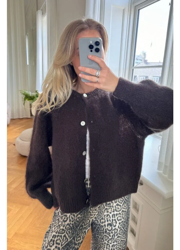BYIC - Idaic Cardigan - dbrown Dark Brown