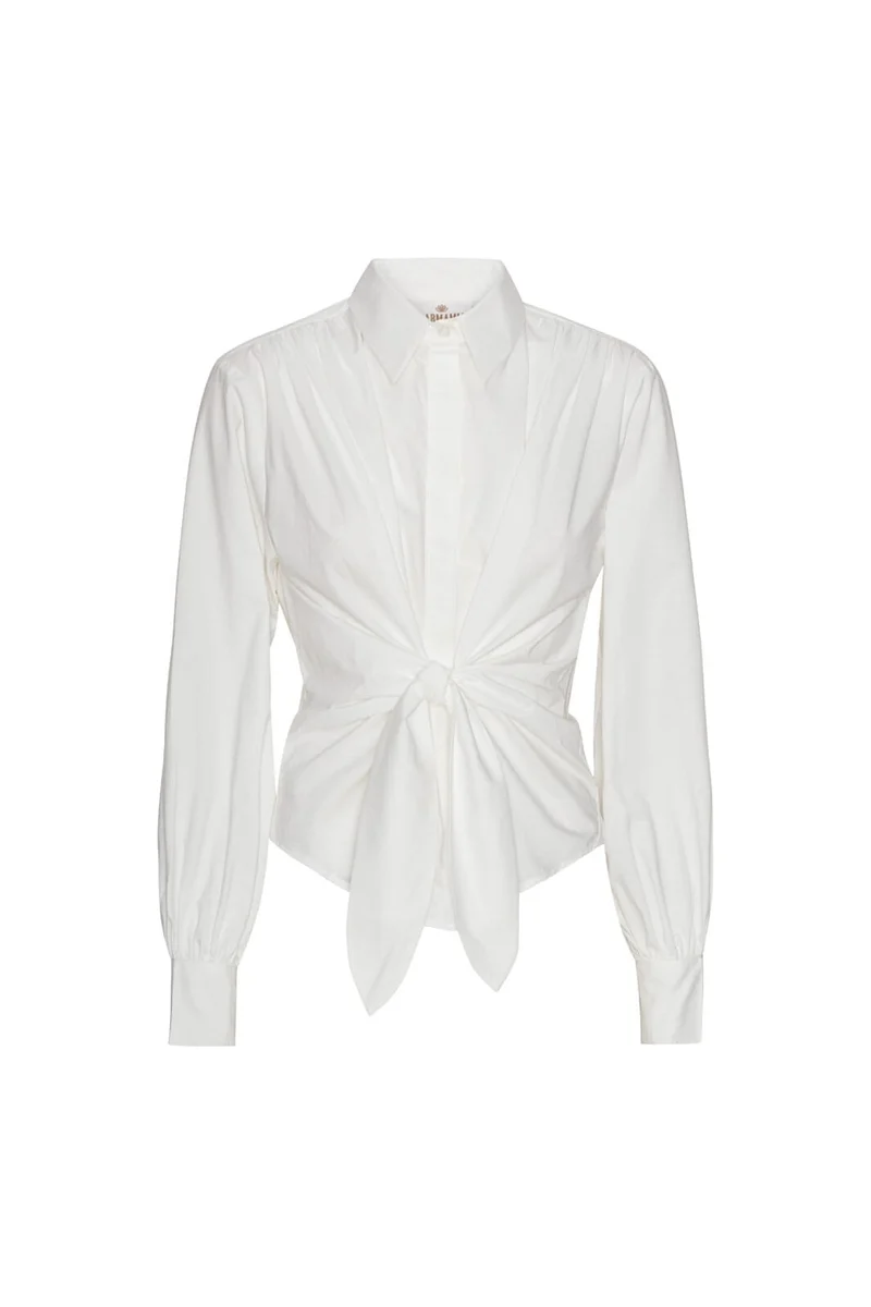 Karmamia - Lee Shirt - Swan White