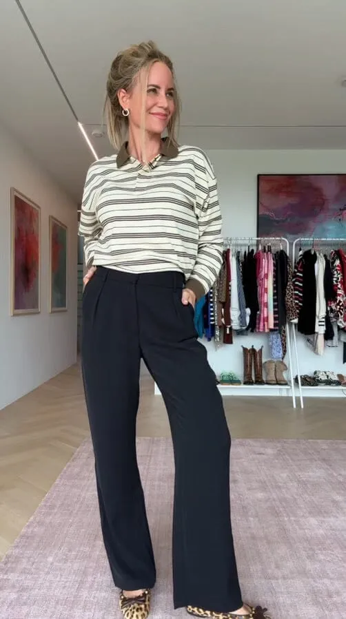 Valentin Studio - Pretty Pants Wide - Black