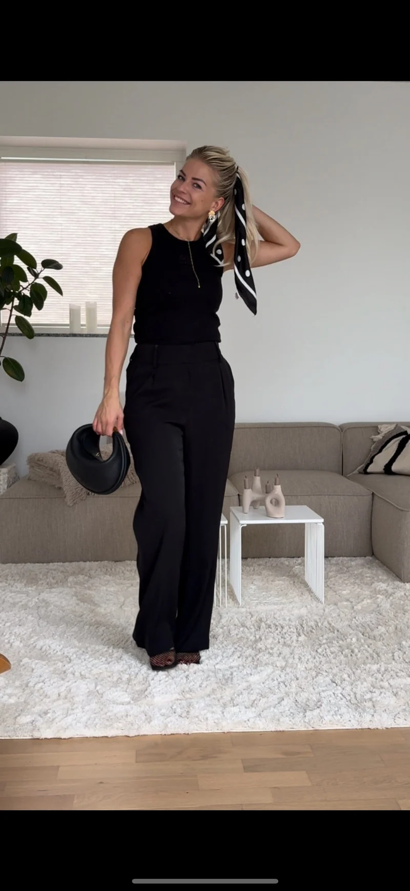 Valentin Studio - Pretty Pants Wide - Black