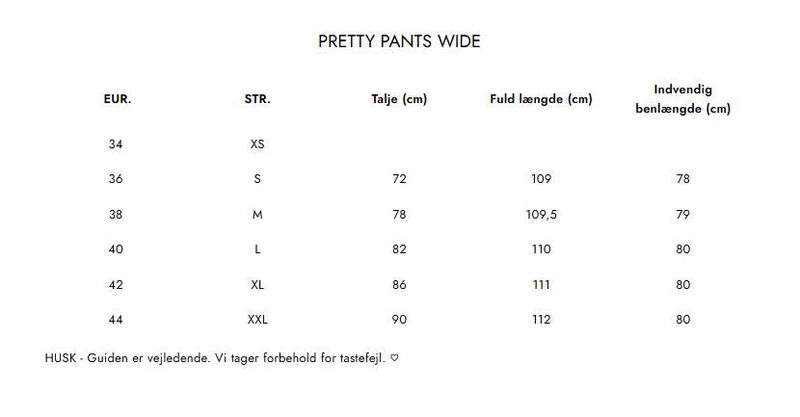Valentin Studio - Pretty Pants Wide - Black