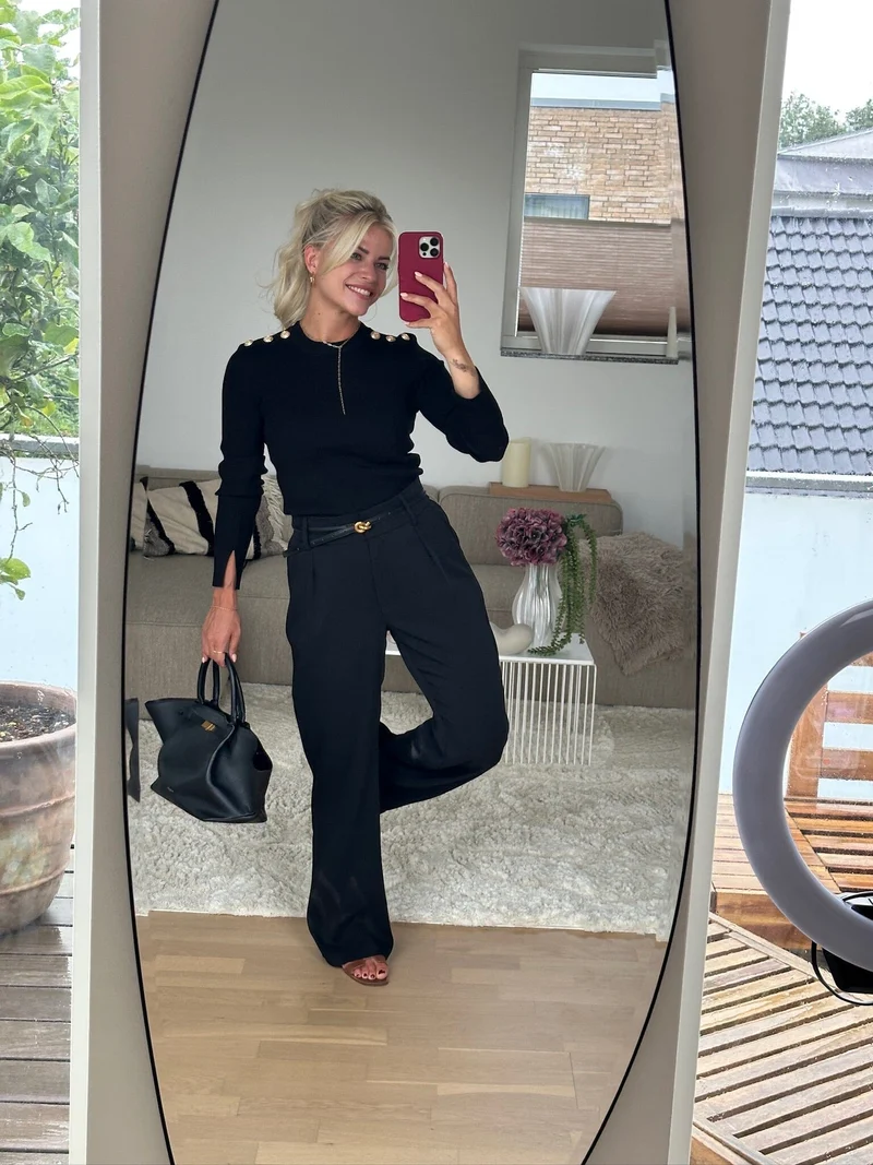 Valentin Studio - Pretty Pants Wide - Black