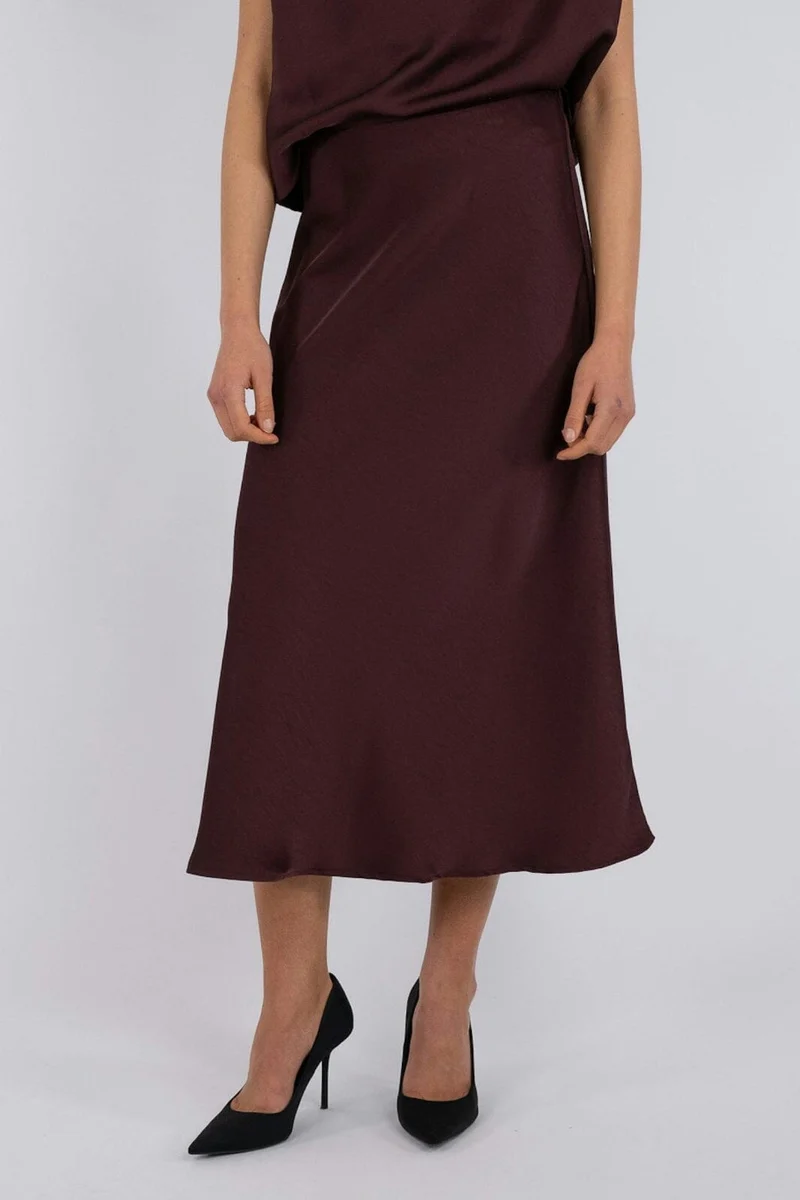 Neo Noir - Bovary Skirt - Burgundy