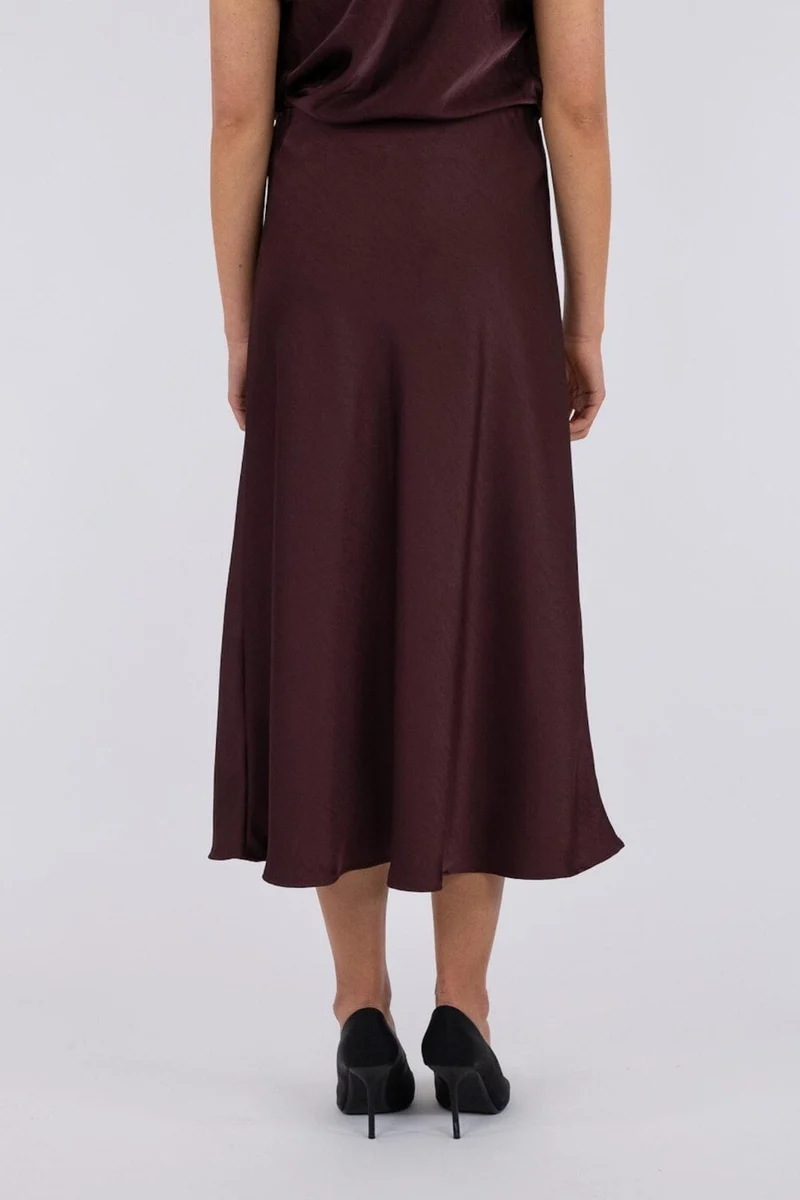 Neo Noir - Bovary Skirt - Burgundy