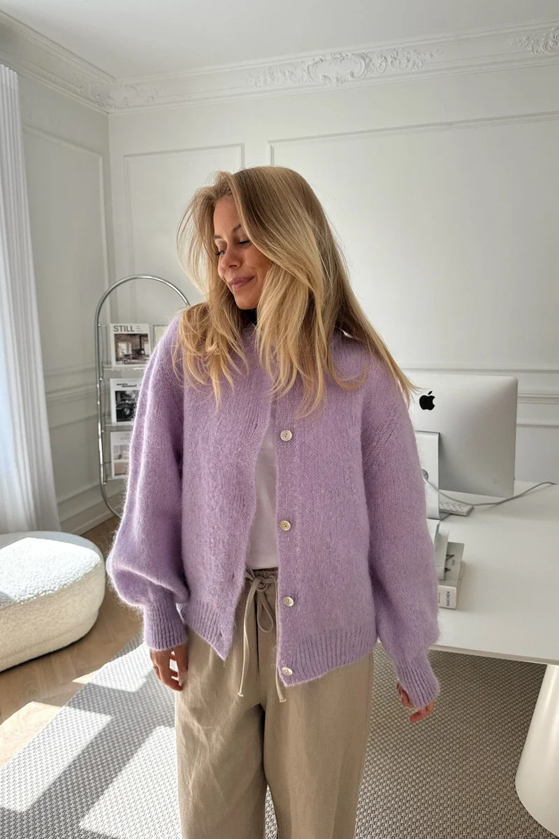 BYIC - Idaic Cardigan - lp Light Purple