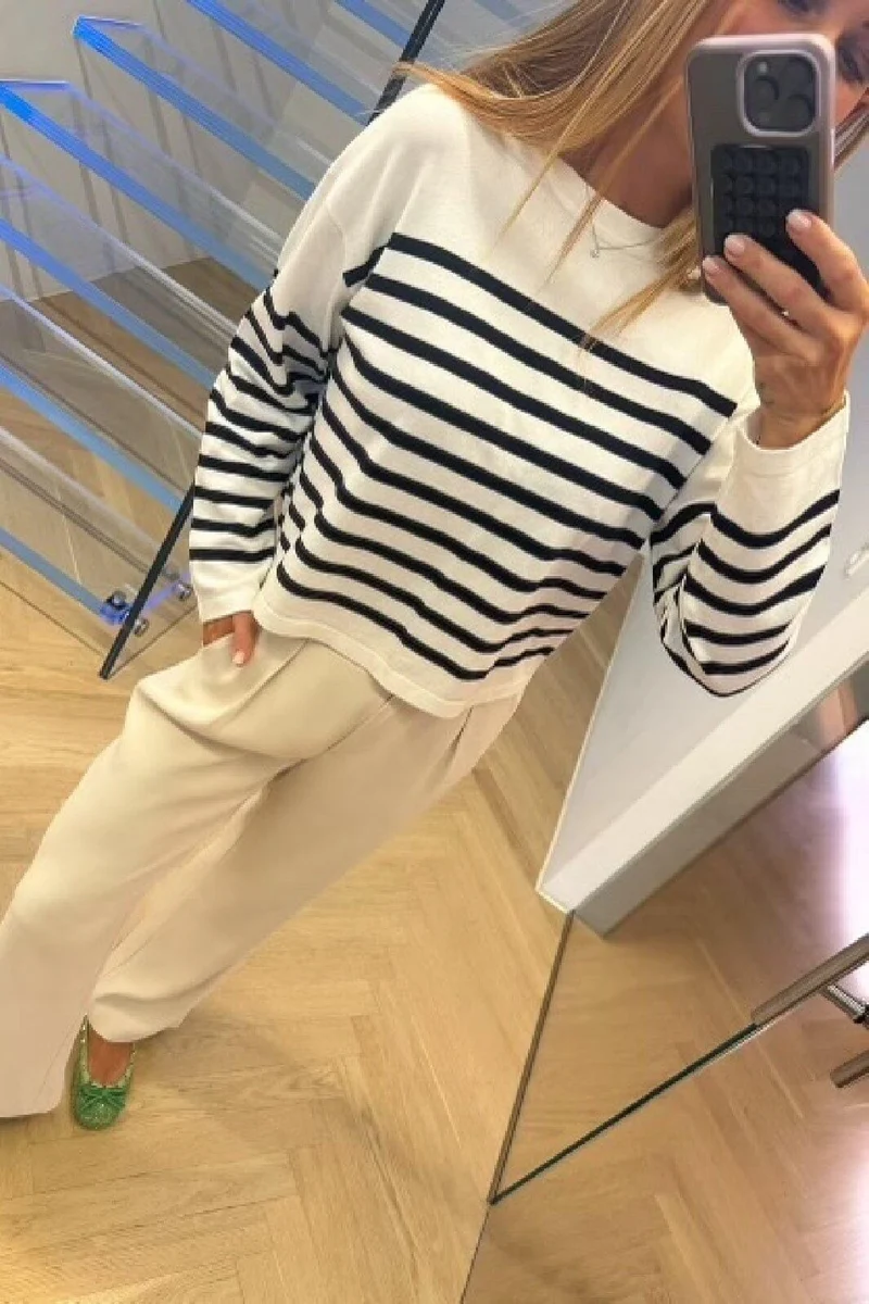 Valentin Studio - Pretty Pants Wide - Ivory