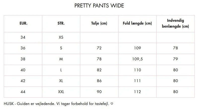 Valentin Studio - Pretty Pants Wide - Ivory