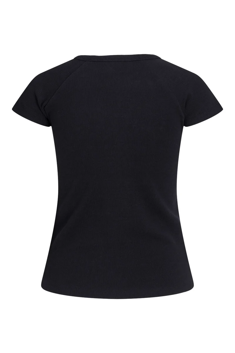Jjxx - Jxfriend Str Ss Rib Tee - 4389112 Black