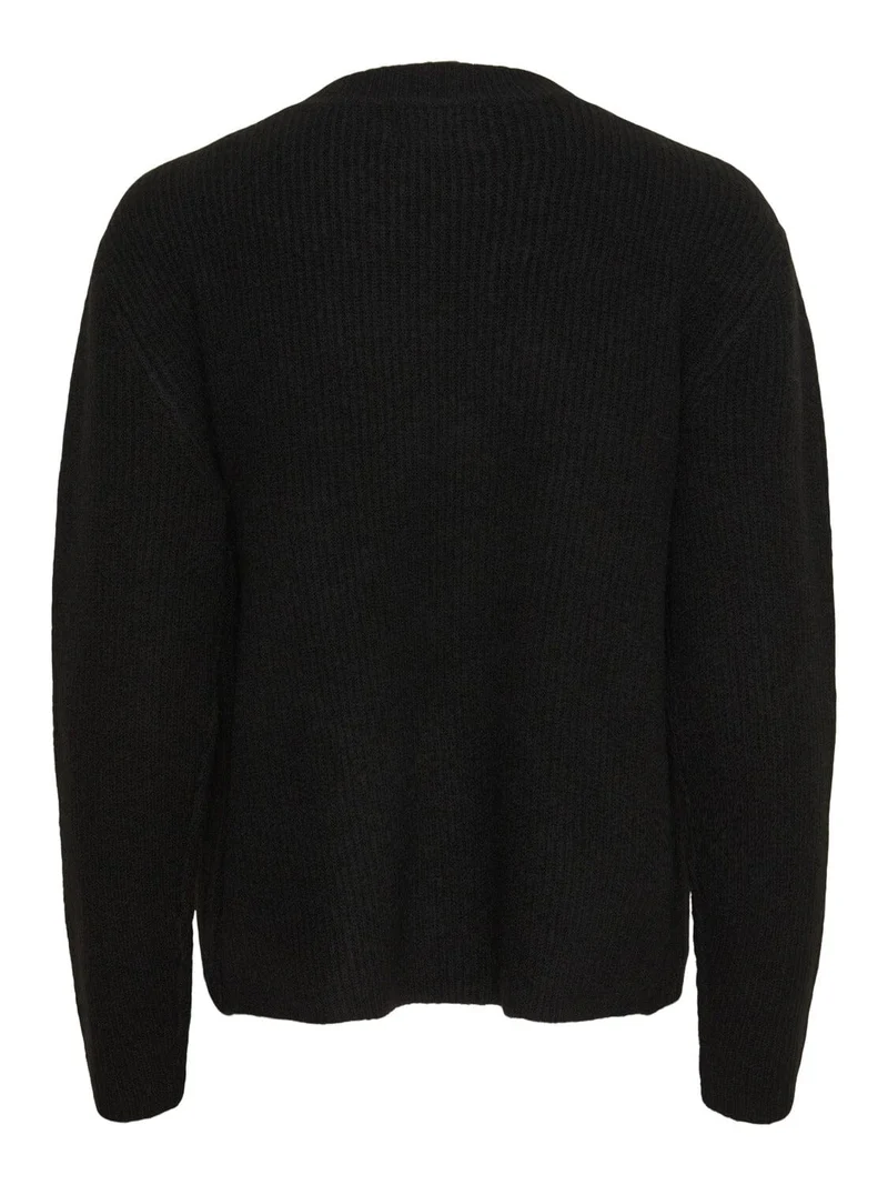 Pieces - Pcsilly Ls Reversible Tie Knit - 4511205 Black