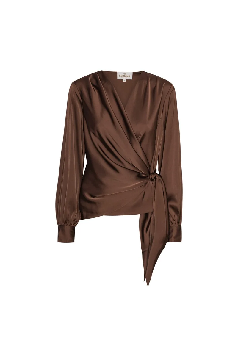 Karmamia - Ines Blouse - Semi Rich Brown