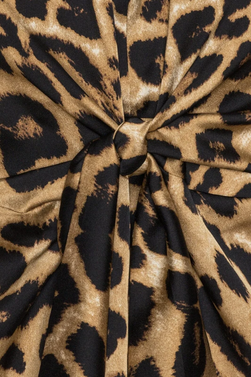 Karmamia - Blair Blouse - Hammered Leopard