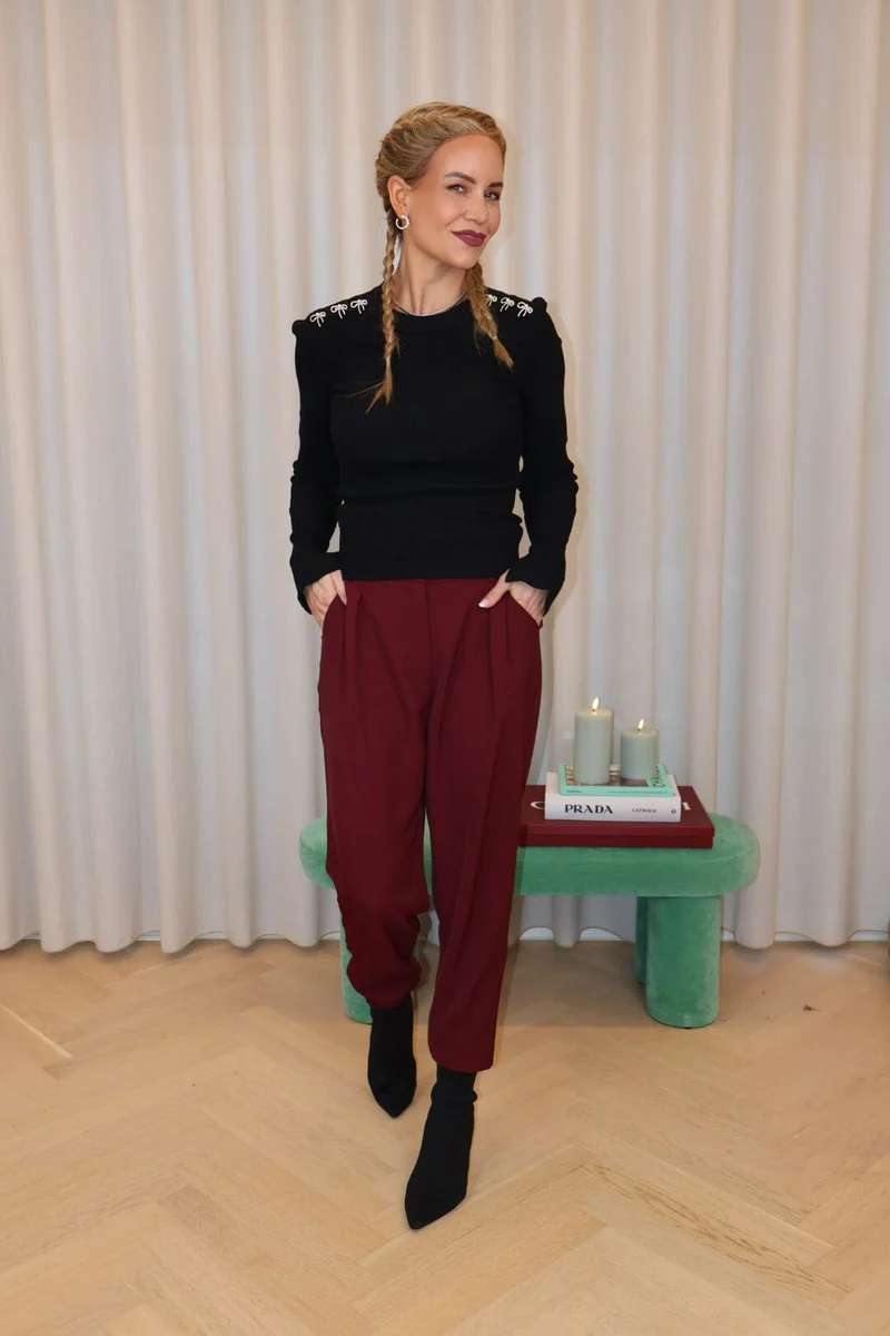 Valentin Studio - Pretty Pants 156622 - 162 - Bordeaux
